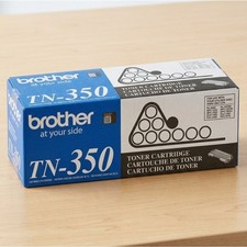 Brother Genuine TN-350 Standard-Yield Black Toner Cartridge New Sealed