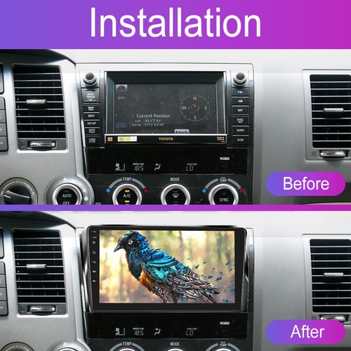 Para Toyota Tundra 2007-2013 Sequoia 2008-2019 Coche Estéreo GPS BT Radio Android 15 - Imagen 2 de 14