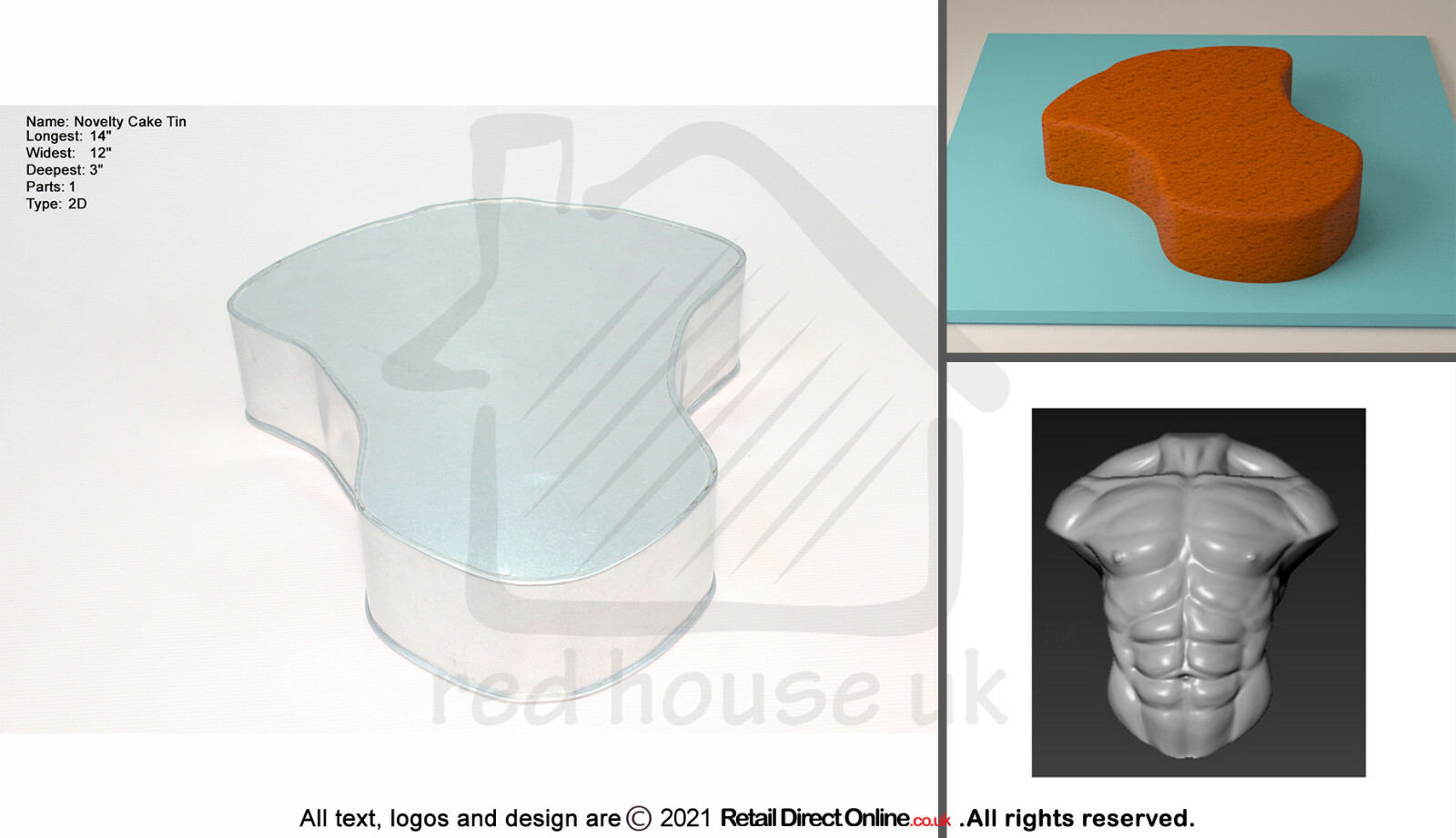 Men Body Torso Builder Gym Women Shape Novelty Cake Baking Tins Pans Bakeware eBay