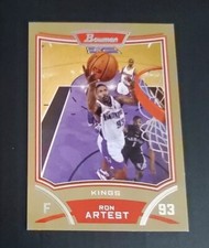 2008-09 Bowman  #51 Ron Artest /50 Sacramento Kings