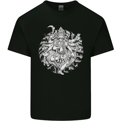 Göttin Shiva Hindu Gott Hinduismus Religion Herren Baumwolle T-Shirt Top