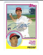 Tyler Mahle 2018 Topps Update #83A-TM RC Auto 35th Anniversary Cincinnati Reds