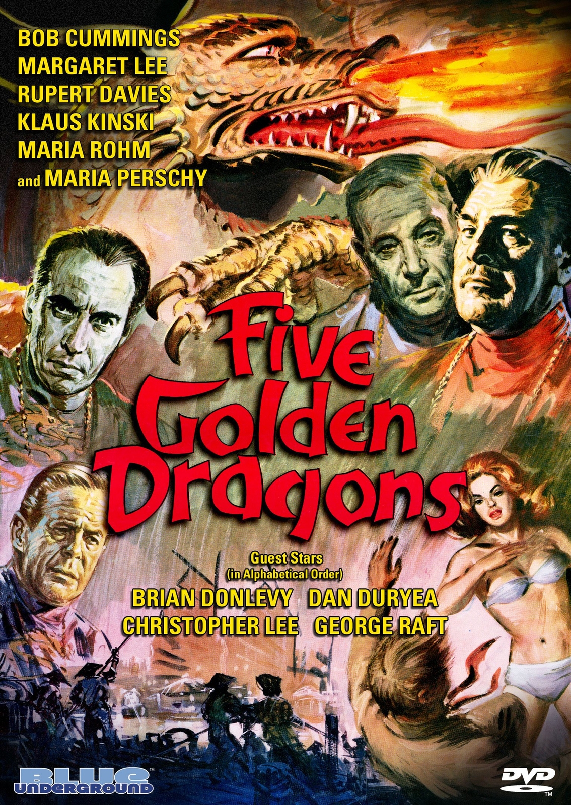 Five Golden Dragons (DVD) Margaret Lee Rupert Davies Robert Cummings