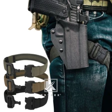 KRYDEX Tactical Thigh Strap Elastic Leg Strap Band for Leg Hanger Drop Holster