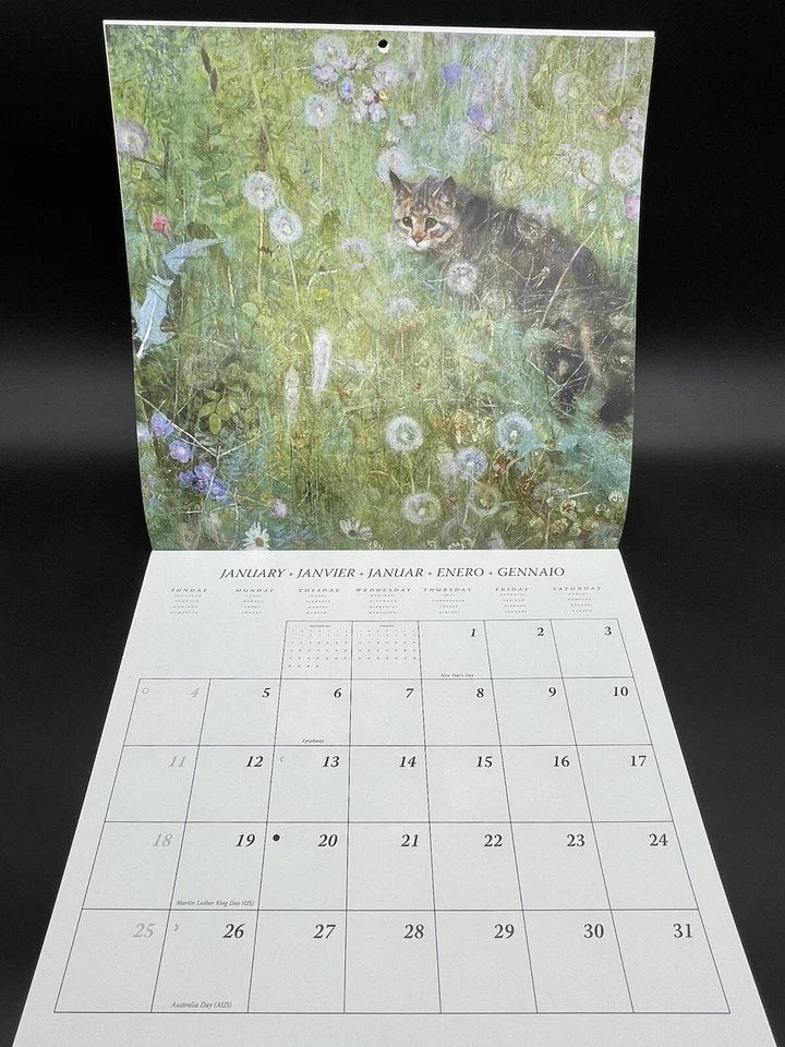 Calendario de pared Catch Publishing The Artful Cat 2015 Foto 3 de 4