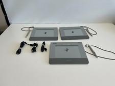 B13: Lot of 3 Smart Slate WS200 Wireless Bluetooth Graphic Tablet Pad