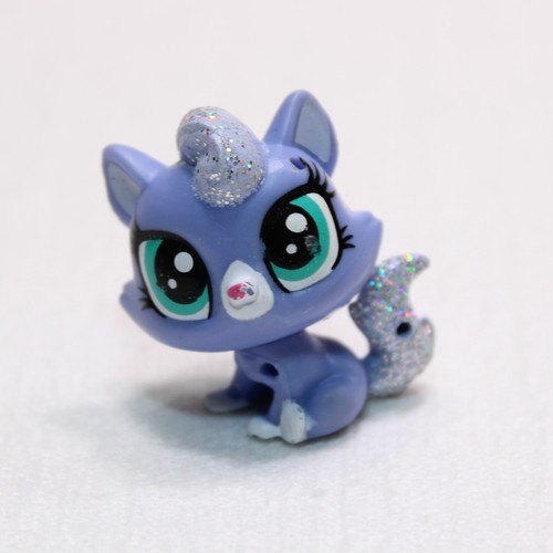 Littlest Pet Shop LPS #4149 Ziza Glitterton Cat Toy Hasbro Pet Party Spectacular - Picture 2 of 8