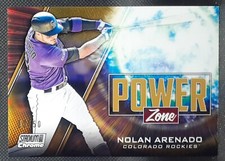 NOLAN ARENADO 2020 Topps Stadium Club Chrome #/50 Power Zone GOLD Refractor MINT