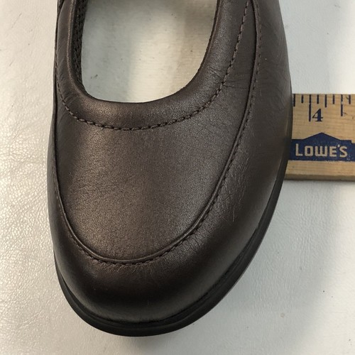 Aravon Farrah Sz 8.5 AA Brown/Bronze Mary Janes Adjustable Walking Comfort NWOB - Picture 8 of 9