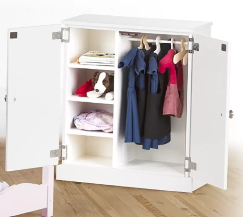 18 inch doll wardrobe armoire hotsell