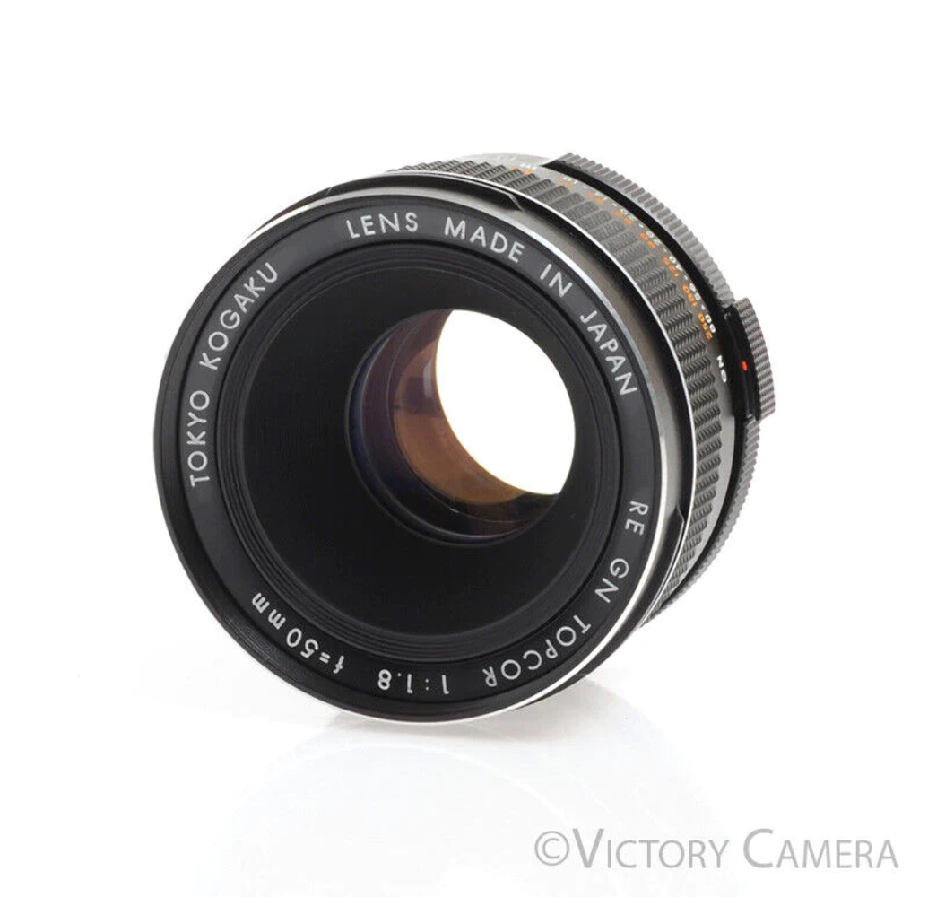 Topcon Topcor 50mm f1.8 RE GN Standard Prime Lens for Super Topcon Topcor 50mm f1.8 RE GN Standard Prime Lens for Super