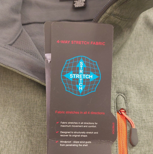 Kirkland Signature Jacket Men's 2XL Water Wind Resistant Full Zip Hiking Outdoor - Picture 11 of 15