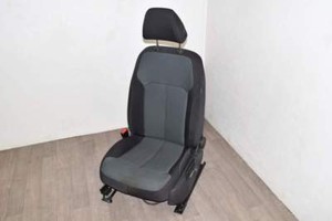 VW Passat 3C B7 10-15 Sitz Fahrersitz Links Vorne Stoff DIA schwarz/blau