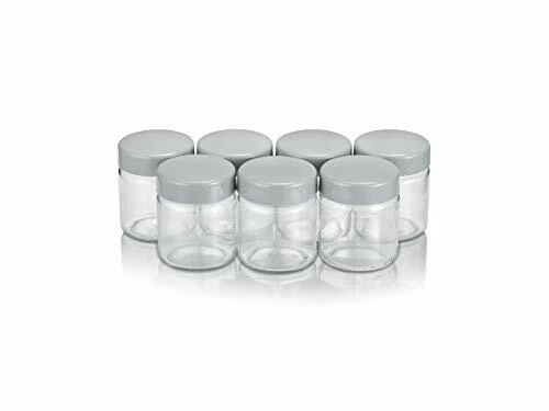 Severin Set Jars Glass + Cap Yogurt JG3516 JG3519 JG3520 JG3523 JG3525