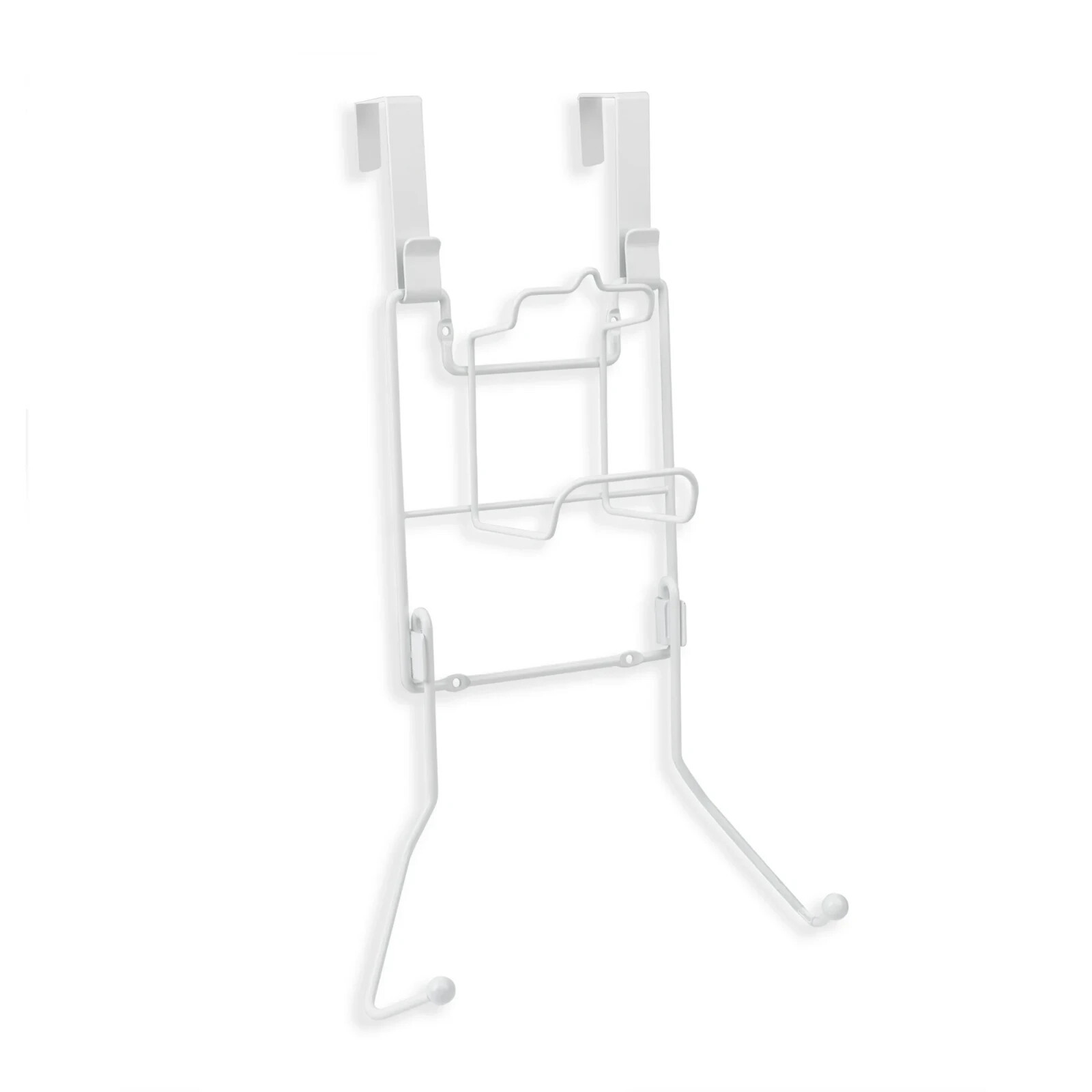 Mainstays Over the Door Iron and Ironing Board Holder - White , adjustable-image