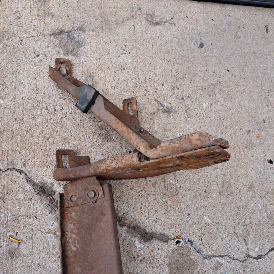 1972 1973 1974 1975 FORD RANCHERO GT REAR BUMPER BRACKETS OEM 73 74 75 ...