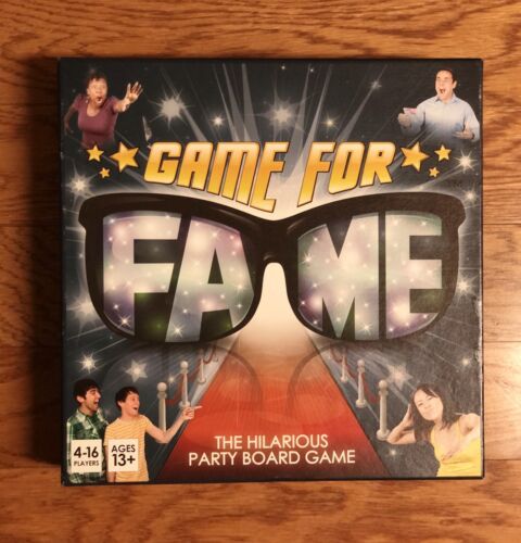 *USED* Game For Fame The Hilarious Party Board Game - Picture 1 of 4