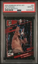 2022 PANINI DONRUSS OPTIC UFC BLACK VELOCITY #60 TAI TUIVASA 26/39 PSA 10