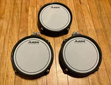 Set of 4 Alesis 8" Mesh Drum Pads w/10" Cymbal & 10" Arm NEW