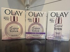 Olay - Super Serum 3-Piece Set - Day, Night, and Eyes - Brand New/NIB