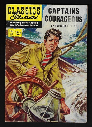 Classics Illustrated #117, Captain Courageous, 1st Print - Fn/VF | eBay