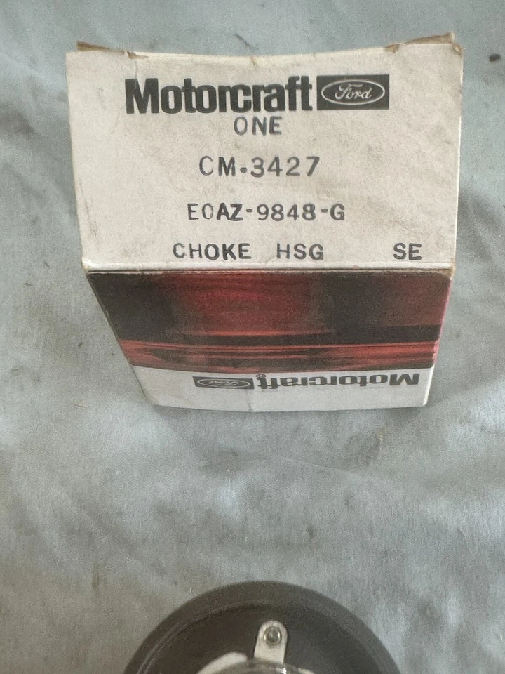 NOS 1980 FORD Granada Puma Marqués CARCASA ESTRANGULADOR DE CARBOHIDRATOS CM-3427 E0AZ-9848-G OEM Foto 3 de 3