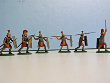 6  BC Roman's with Pilum 1/32nd Pro Painted  (Dec. Listing)
