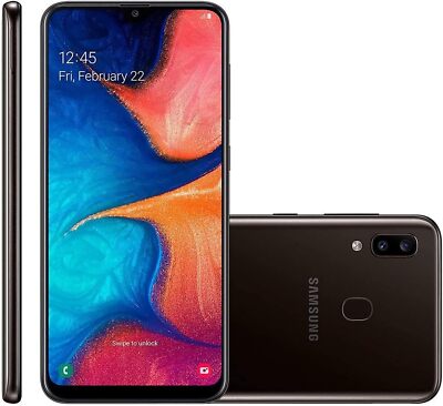 Samsung Galaxy A20 SM-A205U 6.4'' 32GB 3GB RAM (GSM Unlocked) Black - PRISTINE