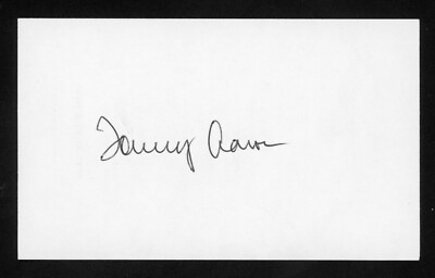 Tommy Aaron PGA Golf 1973 Masters Winner Signed 3x5 Index Card E27041