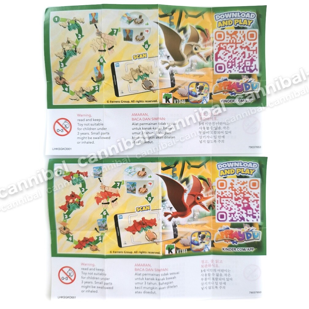 KINDER Joy - Surprise Eggs Toy - VT046, VT181 - HK set of 2
