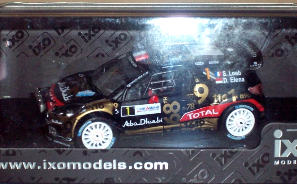 IXO RAM558 1/43 CITROËN DS3 WRC #1 Sébastien LOEB Rallye de France Alsace 2013 - Immagine 3 di 4