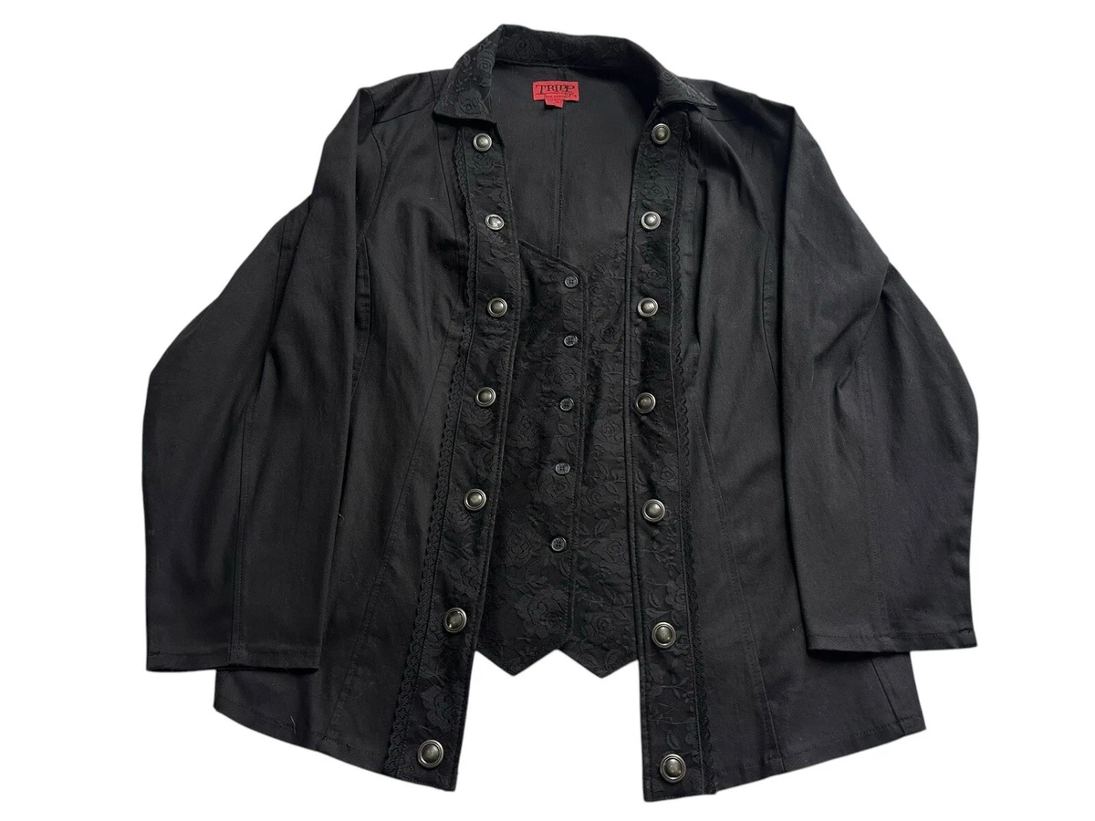 TRIPP NYC Black Solid Coats, Jackets & Vests for Women | eBay