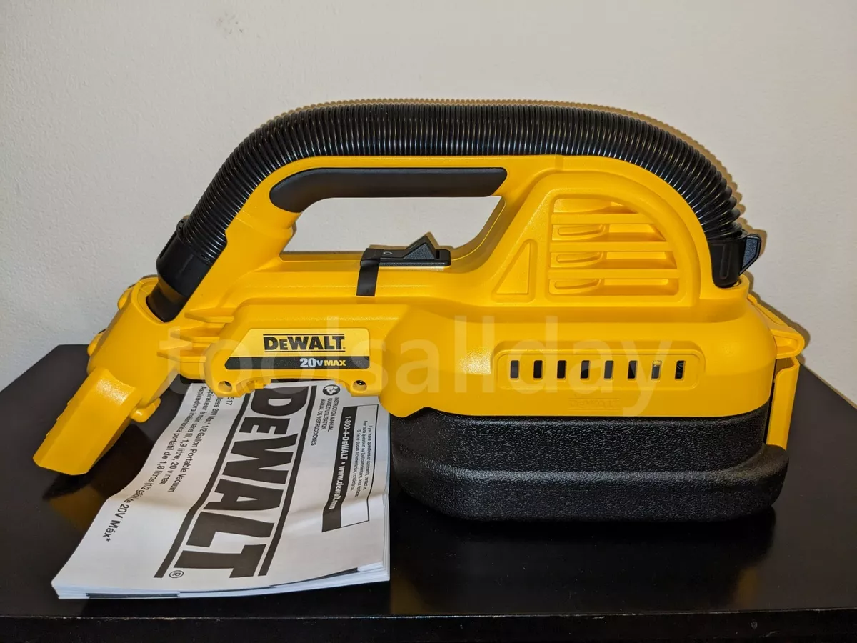 DeWalt 20V MAX Cordless 1/2 Gallon Wet/Dry Portable Vac (Bare Tool) DCV517B