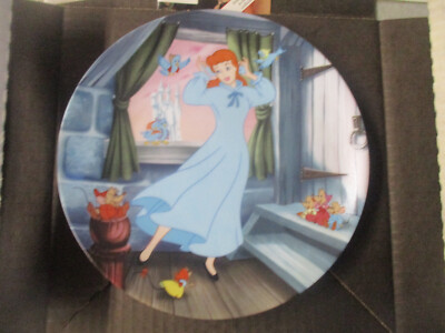 1989 DISNEY CINDERELLA A WISH YOUR HEART MAKES EDWIN M KNOWLES 8.5'' PLATE