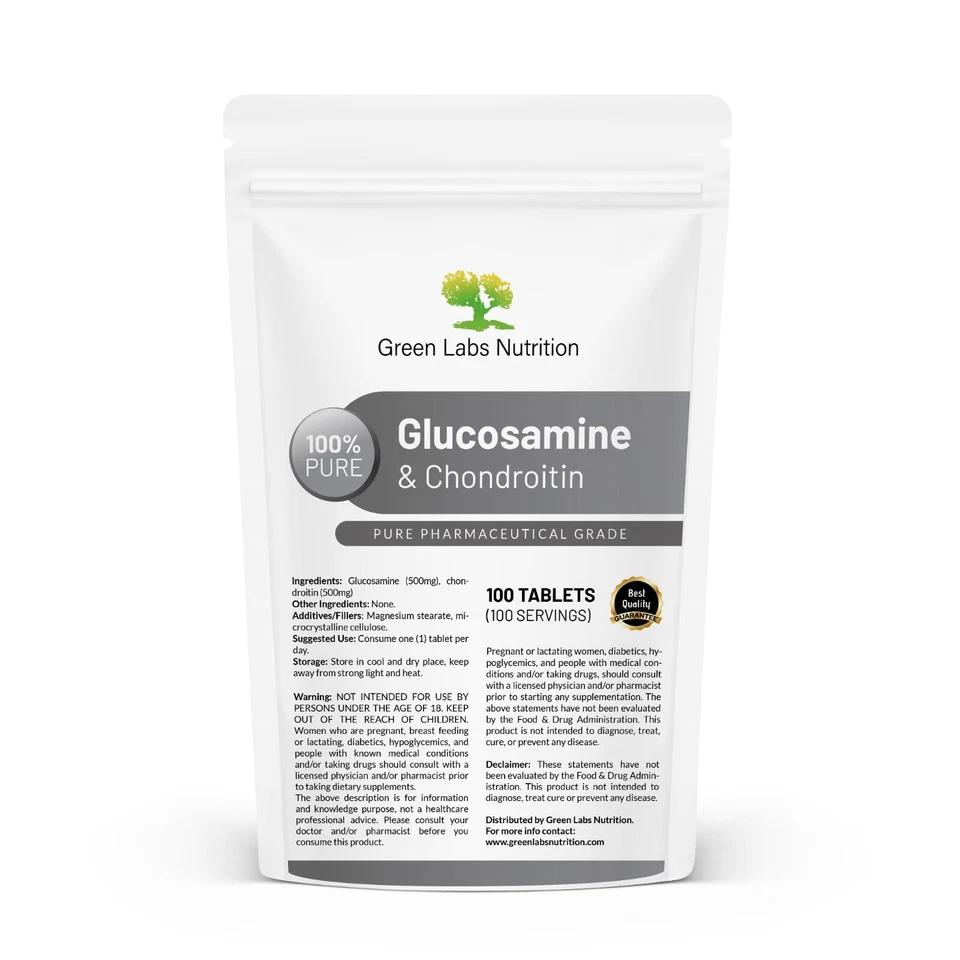 Glucosamine + Chondroitin 1000 mg Tablets – Joint, Cartilage & Mobility Support