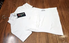 Equiline, New, short sleeve show shirt, white, medium, MSRP $199