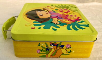 Metal Collectible DORA the Explorer Lunch Box 2009 **Coronavirus