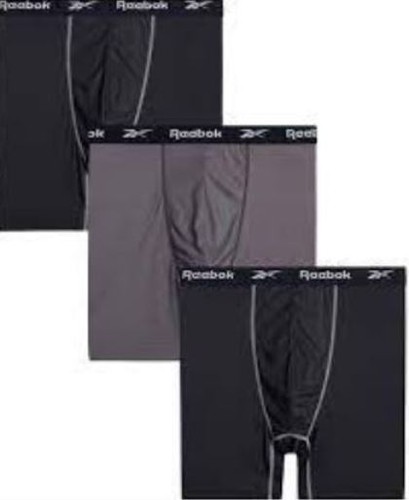3 CALZONCILLOS DE ENTRENAMIENTO REEBOK 2XL 3XL 4XL NEGRO GRIS ROJO AZUL RENDIMIENTO - Imagen 28 de 58