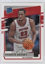 2021 Chronicles Draft Picks Donruss Rated Rookies Gold 8/10 Charles Bassey 0nr3