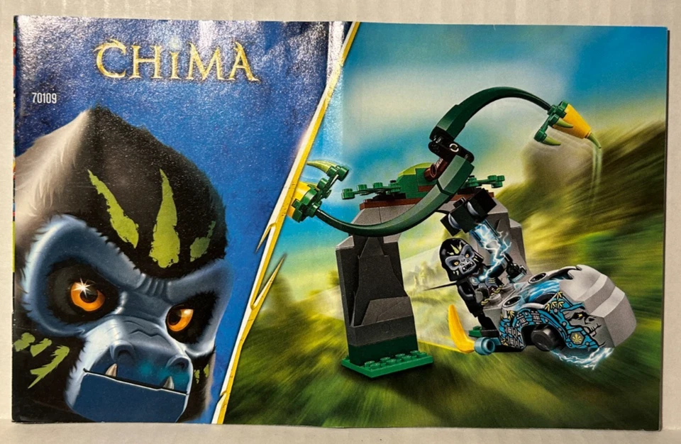 LEGO Chima: Whirling Vines (70109)-Complete with Instructions, no box - Image 4 of 4