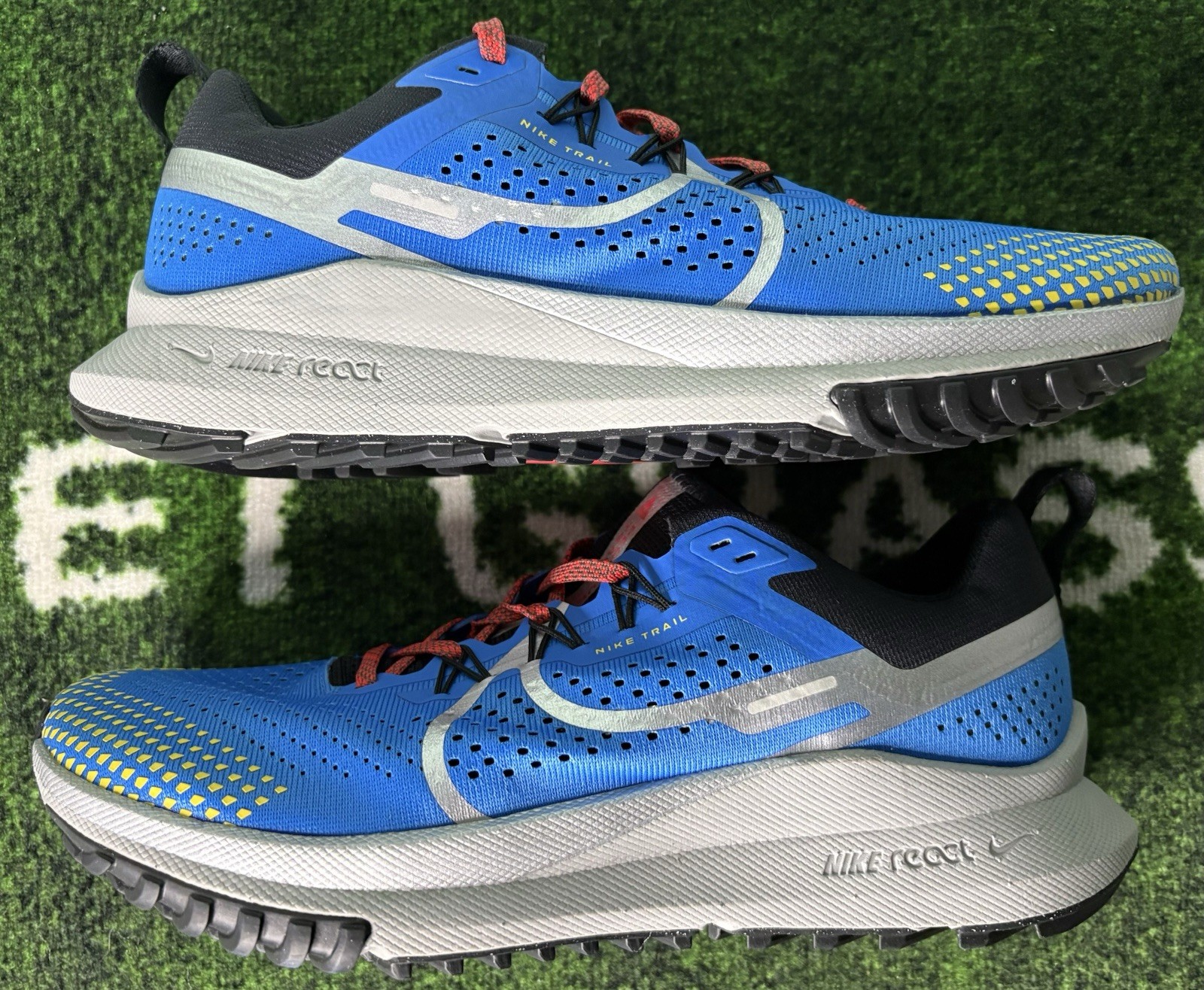 US Men’s 8.5/Women’s 10 - Nike React Pegasus Trail 4 “Light Photo Blue Silver” image 2