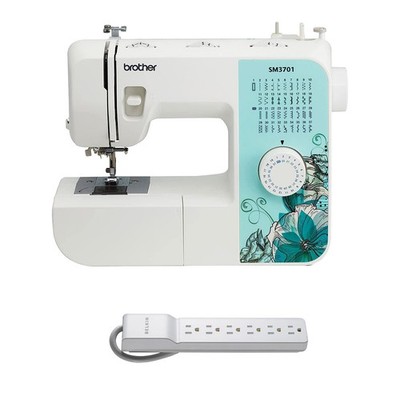 Brother SM3701 37-Stitch Sewing Machine w/ 6-Outlet Surge Protector
