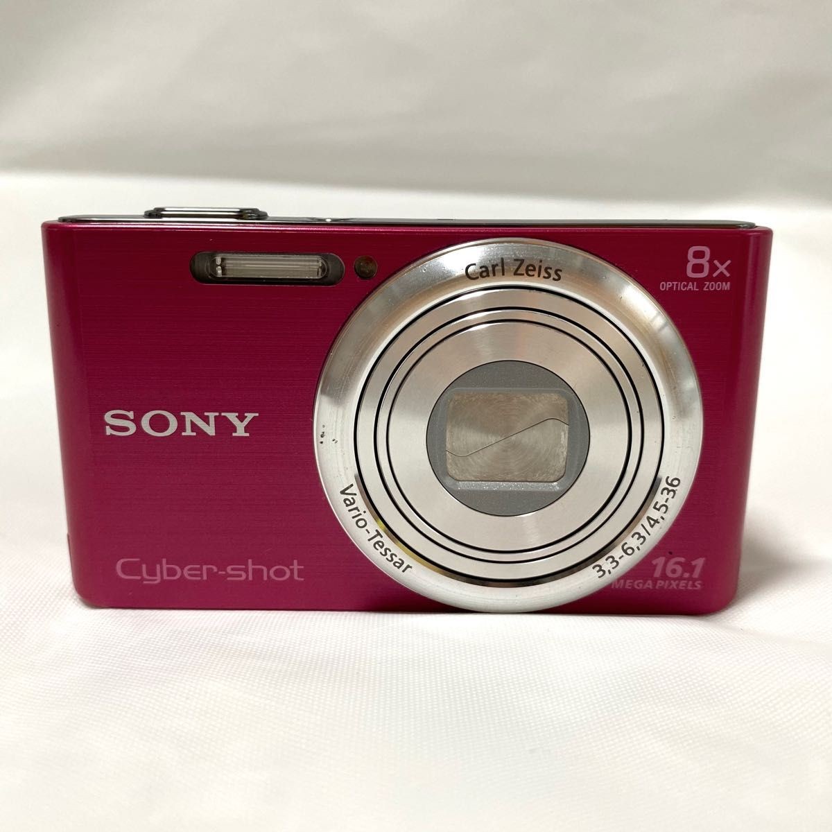 N.MINT SONY Cyber Shot DSC-W730 Pink Digital Camera 8x Zoom 16.1MP