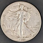 A Silver Walking Liberty Half Dollar 1944