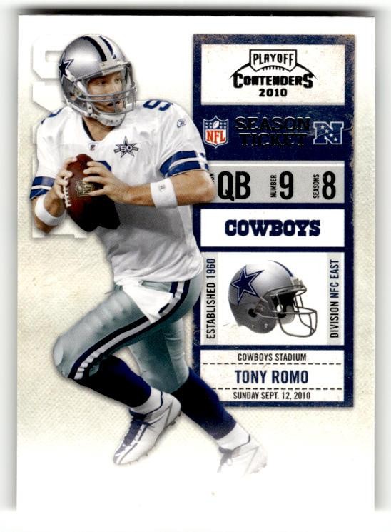 2010 Playoff Contenders #27 Tony Romo