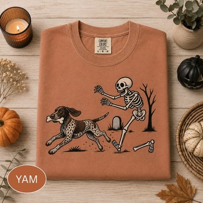 Funny Halloween GSP T-Shirt | German Shorthaired Pointer | Comfort Colors 1717