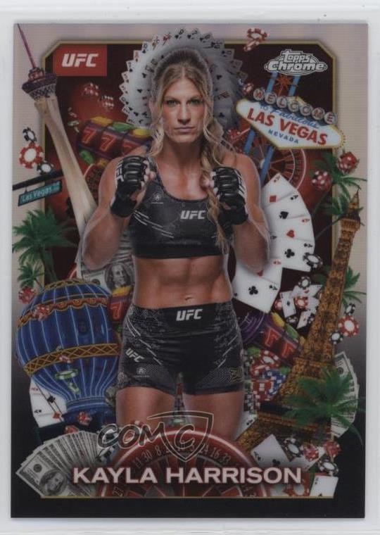 2025 Topps Chrome UFC Titans Kayla Harrison #TNS-13