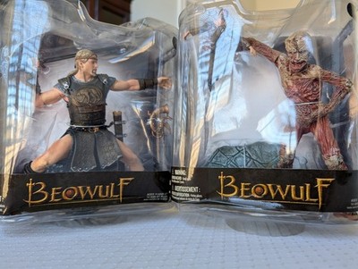 McFarlane 2007 Beowulf Grendel Action Figure Lot Movie NIB Sealed MIP
