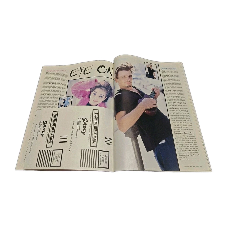 SASSY MAGAZINE January 1996 In The Groove, 52 Fab Fashion Finds - Free Shipping Foto 3 de 4