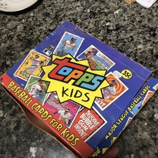 1992 Topps Kids Major League Baseball Unsealed Box Rare Estate See Photos Hot